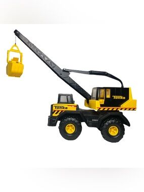 Tonka Hasbro 952 Steel & Plastic Modern Toy Crane Digging Toy Truck 18" 2022